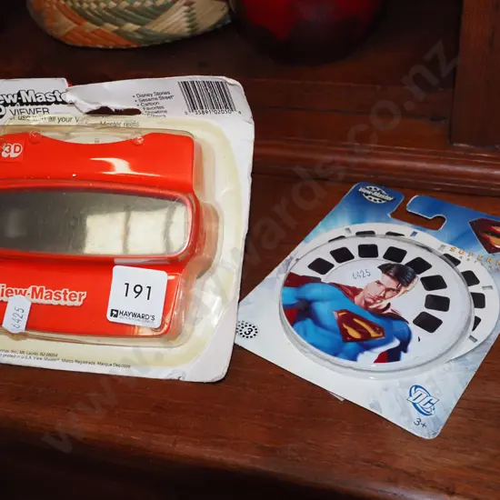 as new cased Viewmaster, Spiderman Returns cartridges