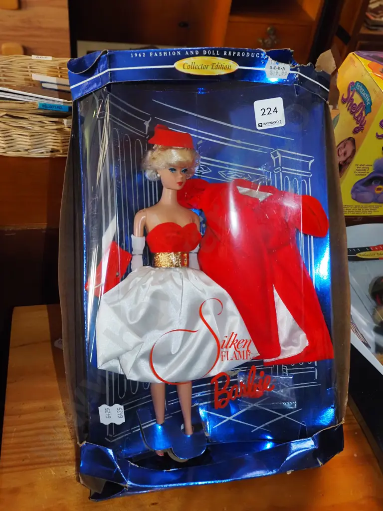 boxed Collector Edition Silken Flame Barbie - box  has damage Image 1++