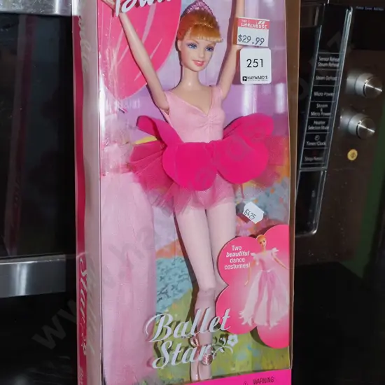 boxed Barbie Ballet Star