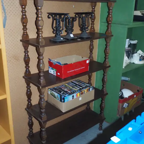 faux wood bookcase H-1450 W-860 D290