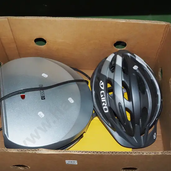 bike helmet, Cascade sandwich press