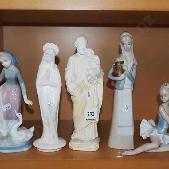 various figurines - 1 has repair Tallest H230