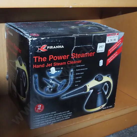box; hand held steam cleaner