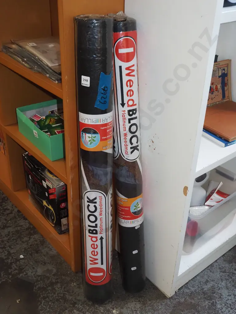 2x rolls of weed mat Image 1++