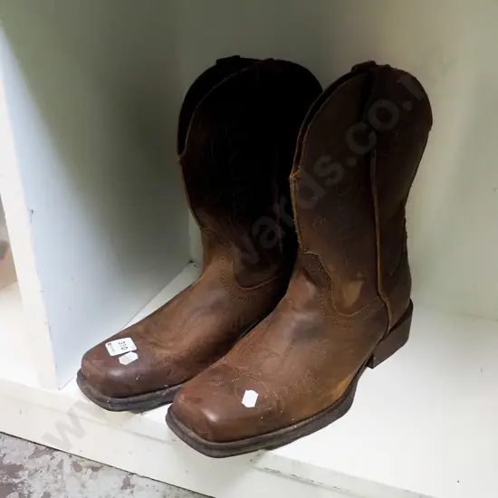pair of UK size 10 cowboy boots