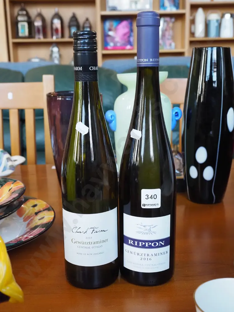 2x bottles of Gewurztraminer wine Image 1++