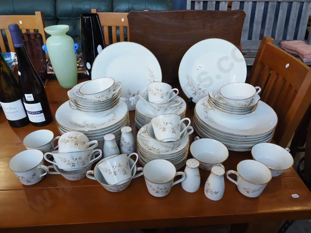 assorted Noritake Fiona dinner items; plates, bowls,cups etc Image 1++