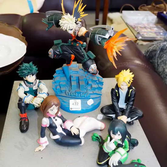 assorted anime figurines Tallest H240