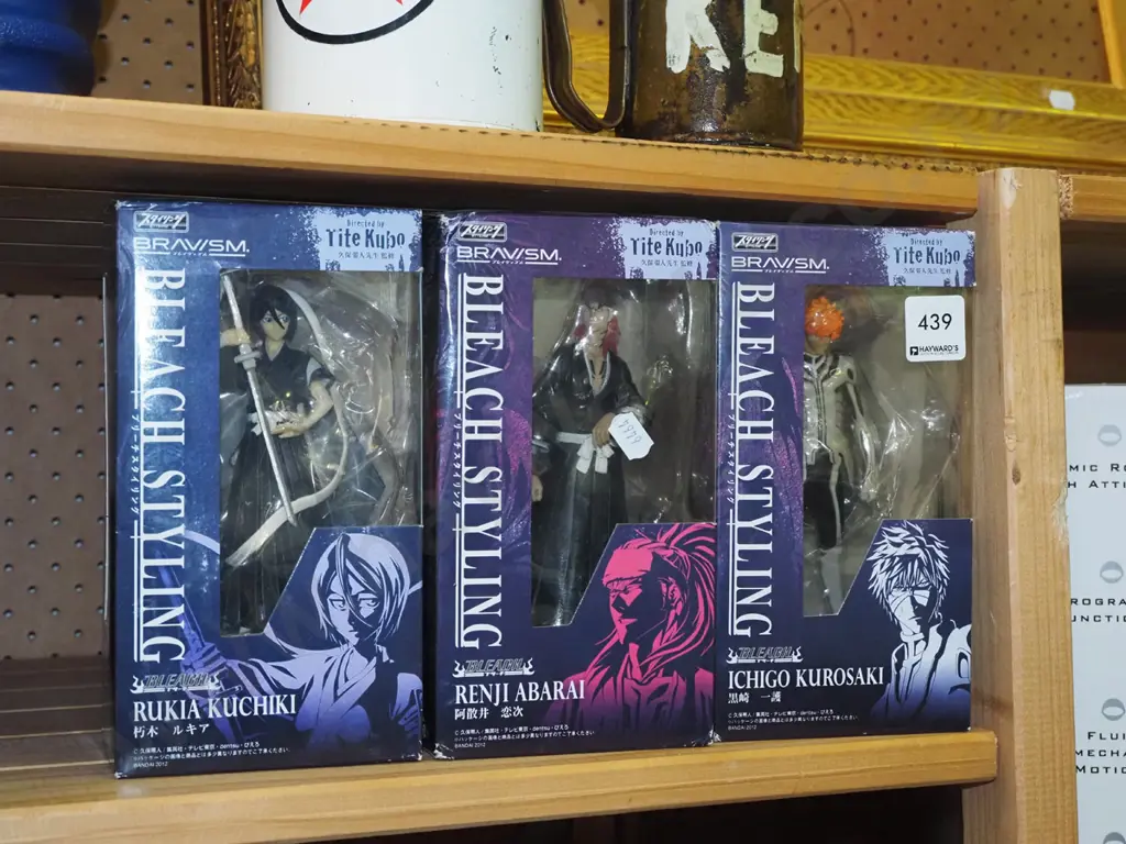 3x boxed as new Bleach Styling figurines Image 1++