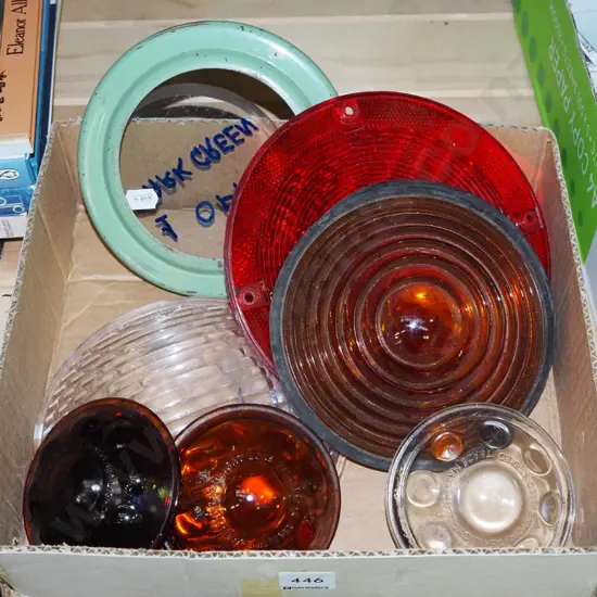 various NZR signal lantern lenses