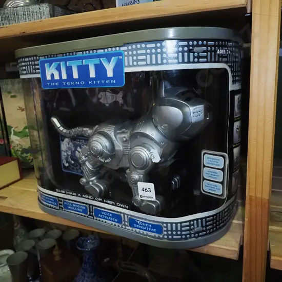boxed as new Kitty Techno robotic cat