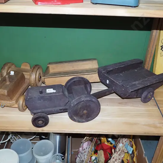 2x homemade tractor and triler units