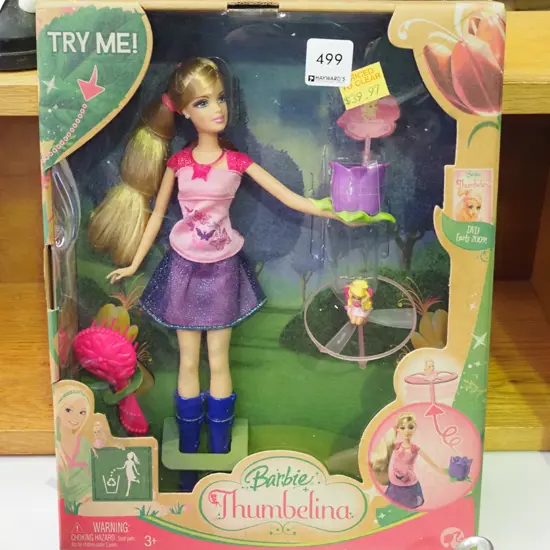 boxed as new Barbie Thumbelina