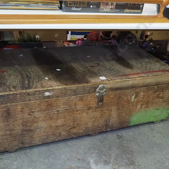 pine woodworker's chest