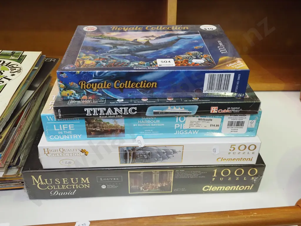 5x boxed puzzles Image 1++