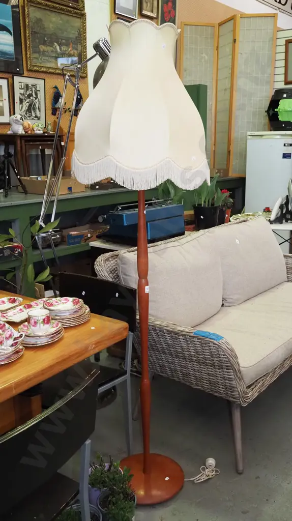 pine based standard lamp Image 1++