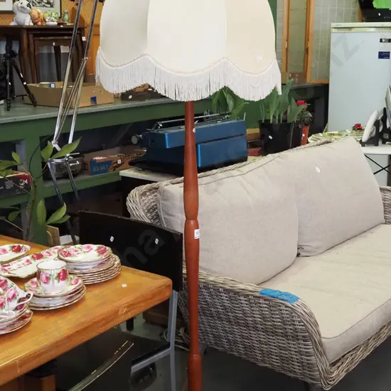 pine based standard lamp