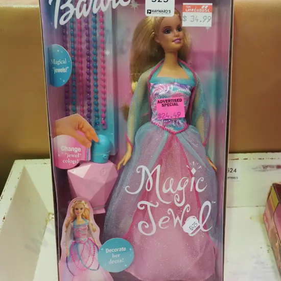 boxed as new Barbie Magic Jewel