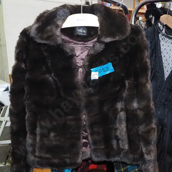 ladies fur coat