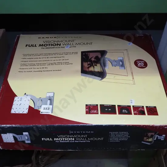 boxed Vision Mount wall mount