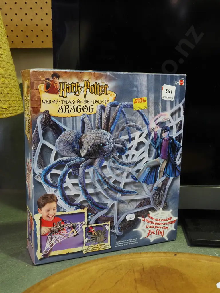 boxed as new Harry Potter Aragog spider and web Image 1++