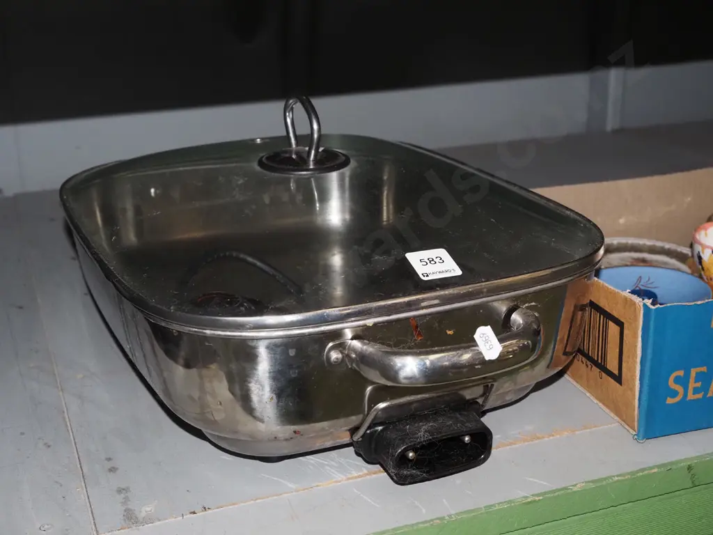 stainless steel electric frying pan Image 1++