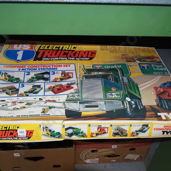 Tyco Electric Trucking slot car set - As Is No Returns