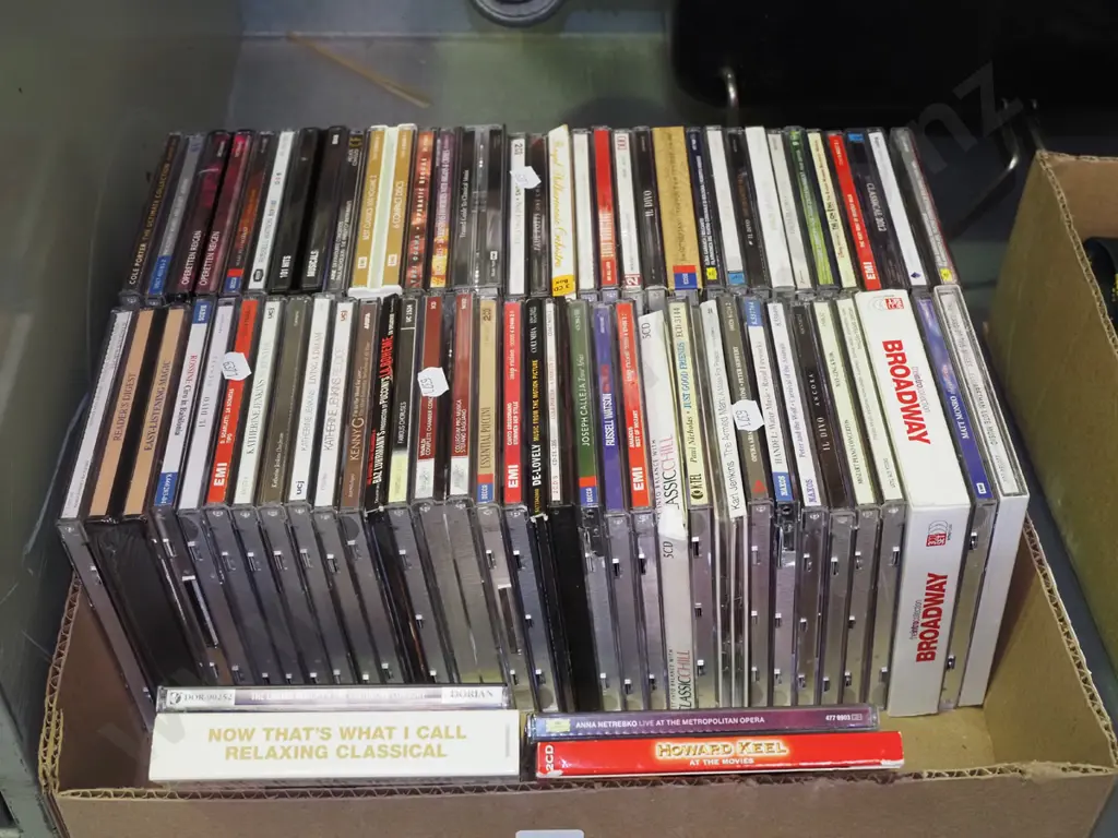 box of CDs Image 1++