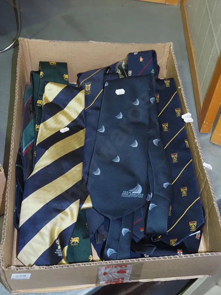 box of rugby ties Image 1++