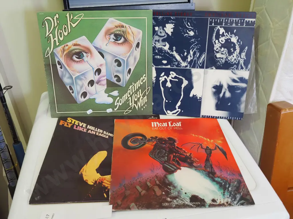 LPs; Dr Hook, Rolling Stones, Meatloaf etc Image 1++