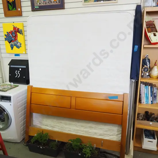 queen mattress and headboard - no base