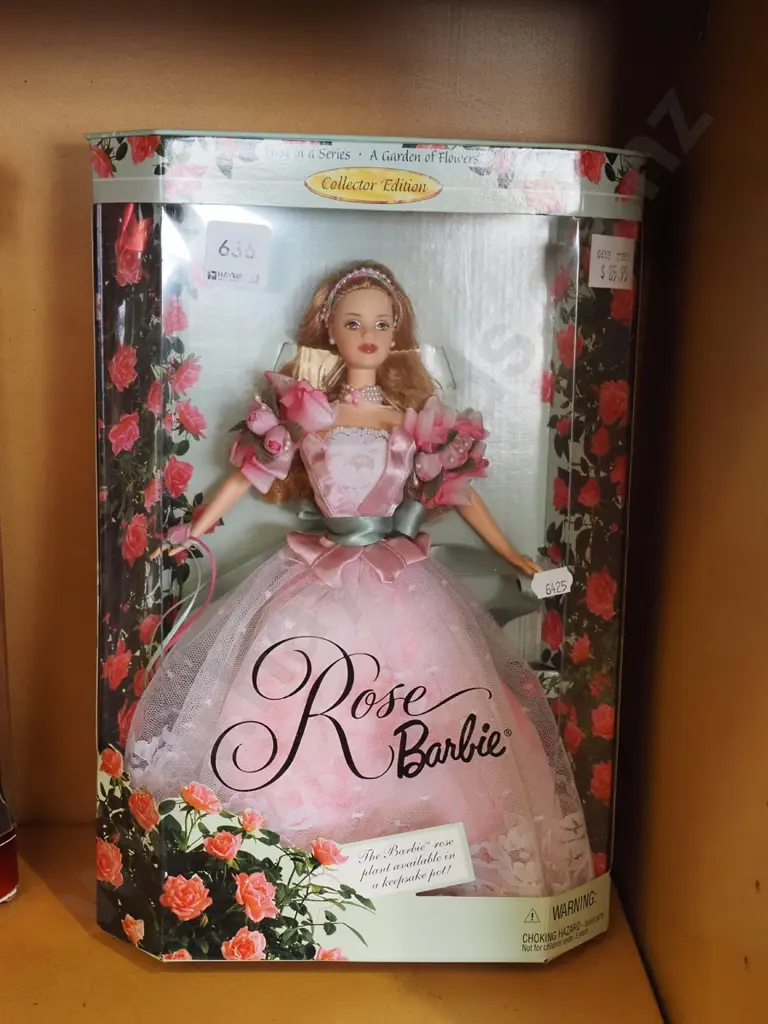 as new Collector Edition Garden of Flowers - Rose Barbie Image 1++