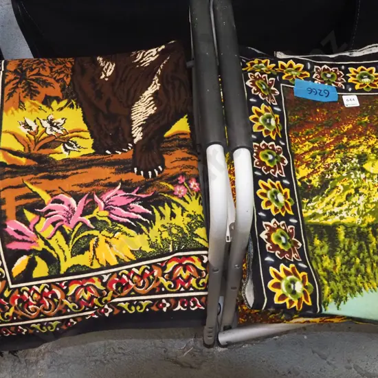 beer print and scenic prints on fabric