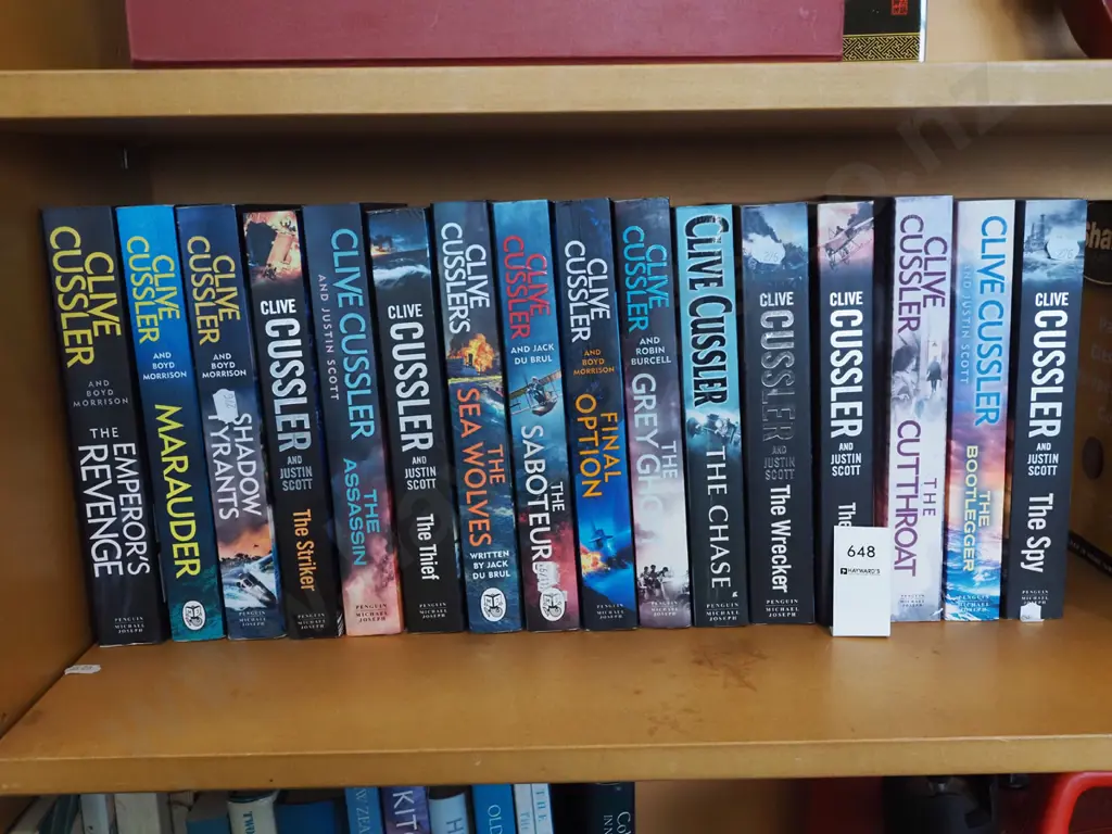 assorted Clive Cussler books Image 1++