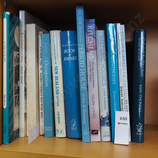 various NZ historical books