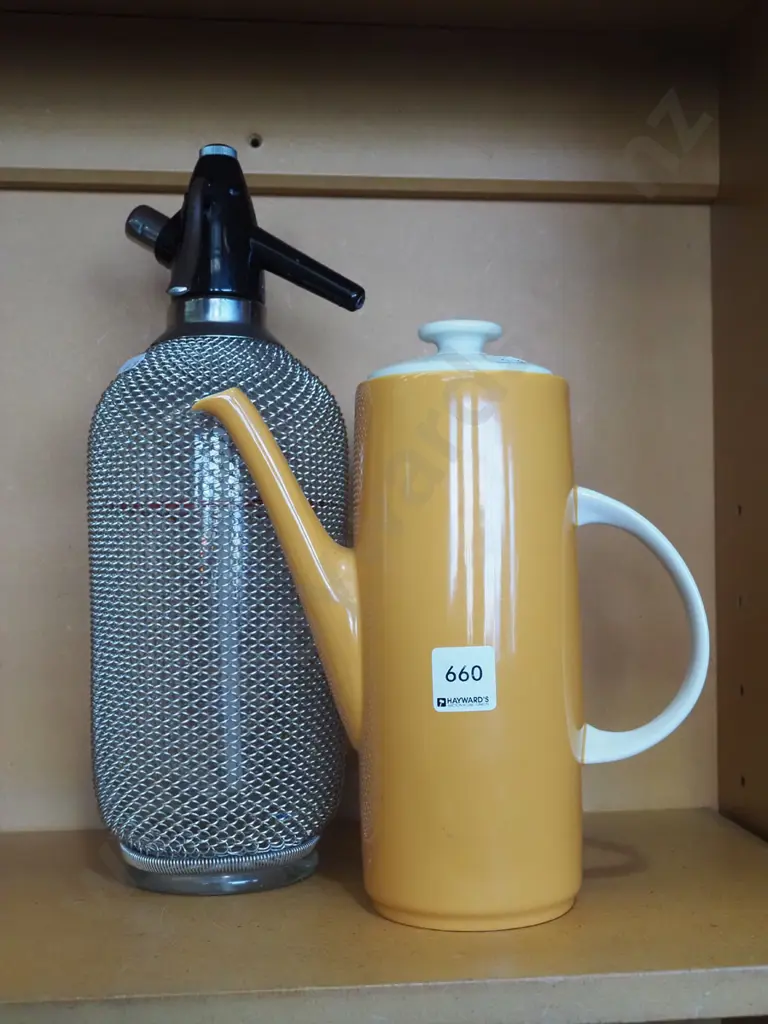 soda syphon, Doulton coffee pot Image 1++