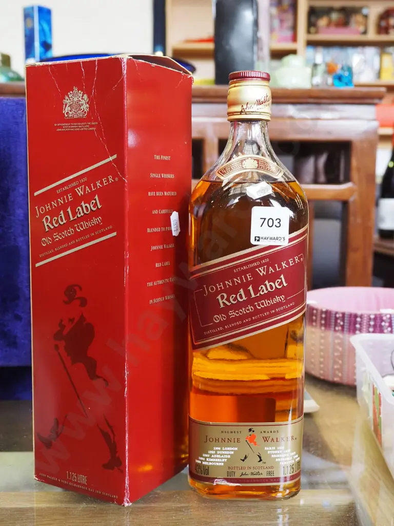 1.125L Johnnie Walker red label whisky Image 1++