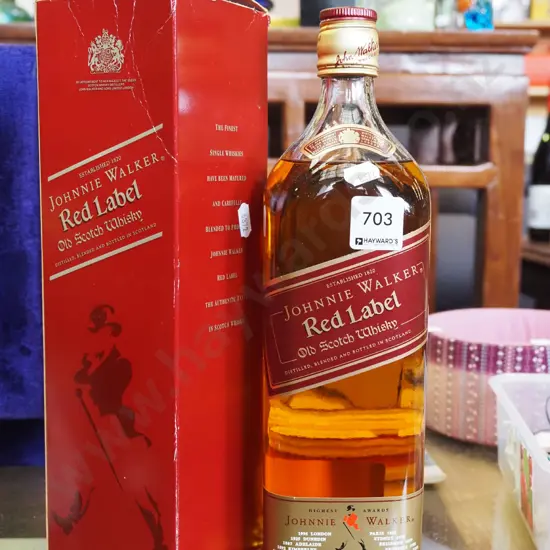 1.125L Johnnie Walker red label whisky