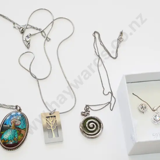 necklace, stud set, pendants