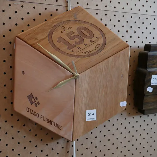 Otago Furniture 150 Year wall clock