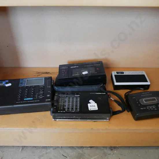 assorted radios, walkmans - As Is No Returns