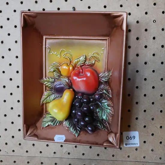 small 3D composite wall art - still life fruit