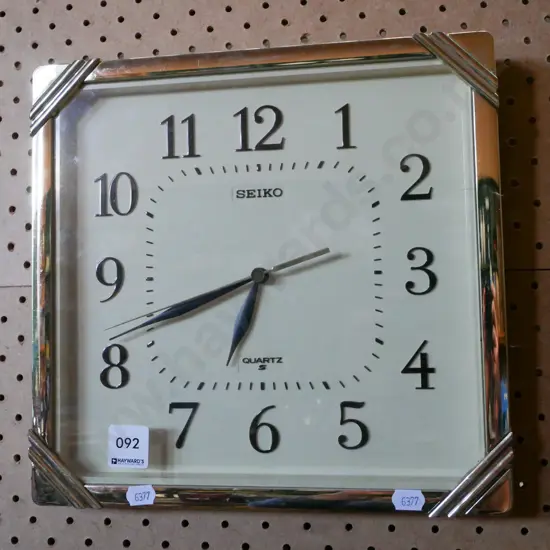 1980s Seiko wall clock