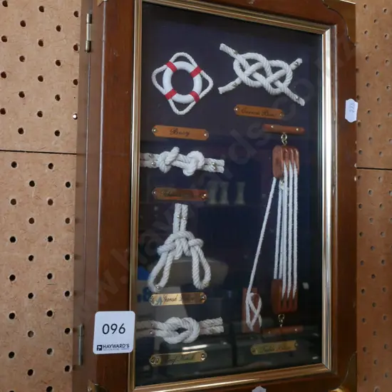 shadow box nautical knots