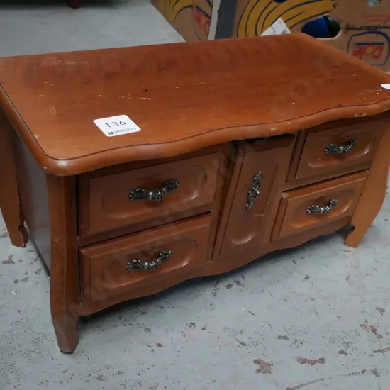 small 5 drawer jewellery chest H-200