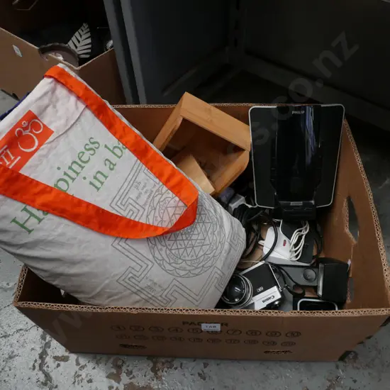 box; shakti mat, wireless charger etc