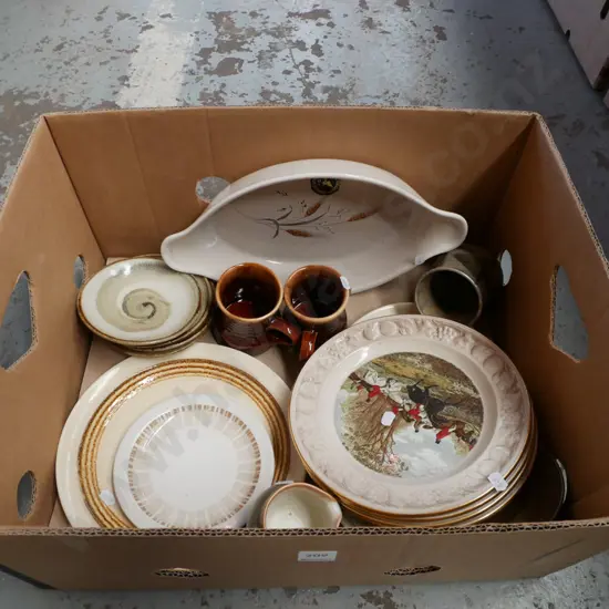 Teal wheat baking dish, plates, cups etc
