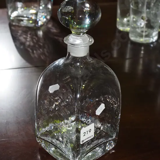 stoppered decanter