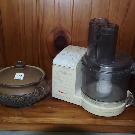 Molinex kitchen whiz, Denby casserole