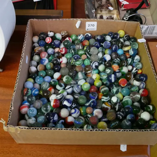 box of marbles